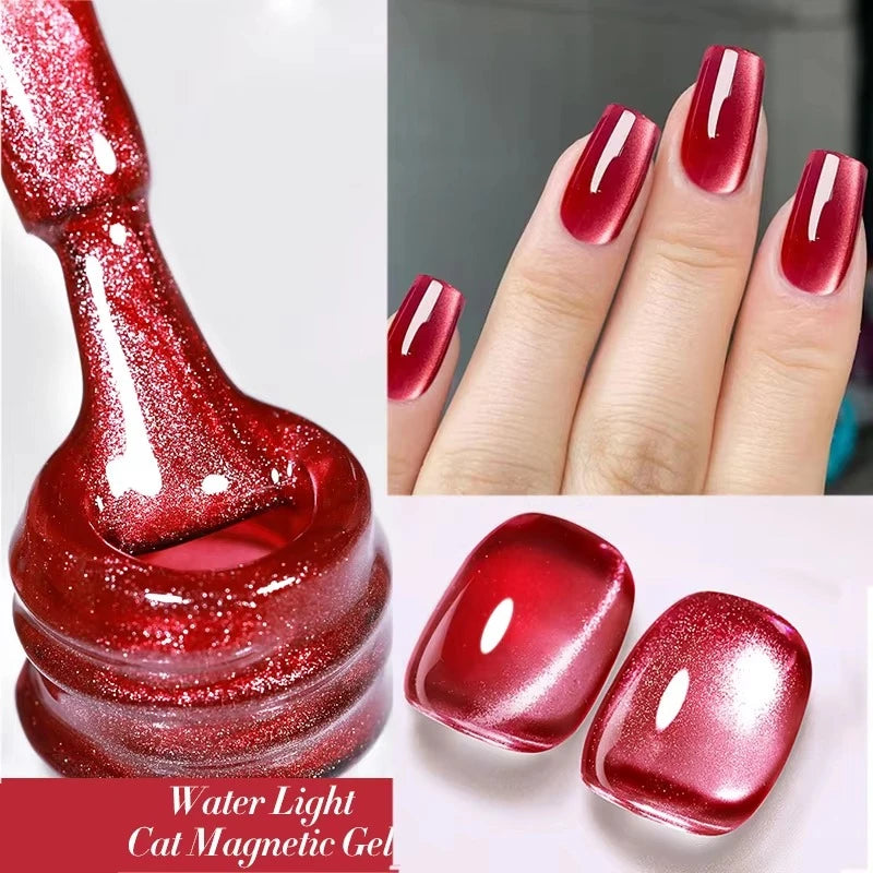 BORN PRETTY Cat Eye Gel Polish – Sparkling Magnetic UV Gel, Flash Effect Colors - All Things Beauty -
