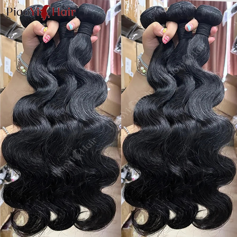 13x6 HD Lace Body Wave Bundles – 100% Raw Human Hair, 13x4 Closure Option - All Things Beauty -