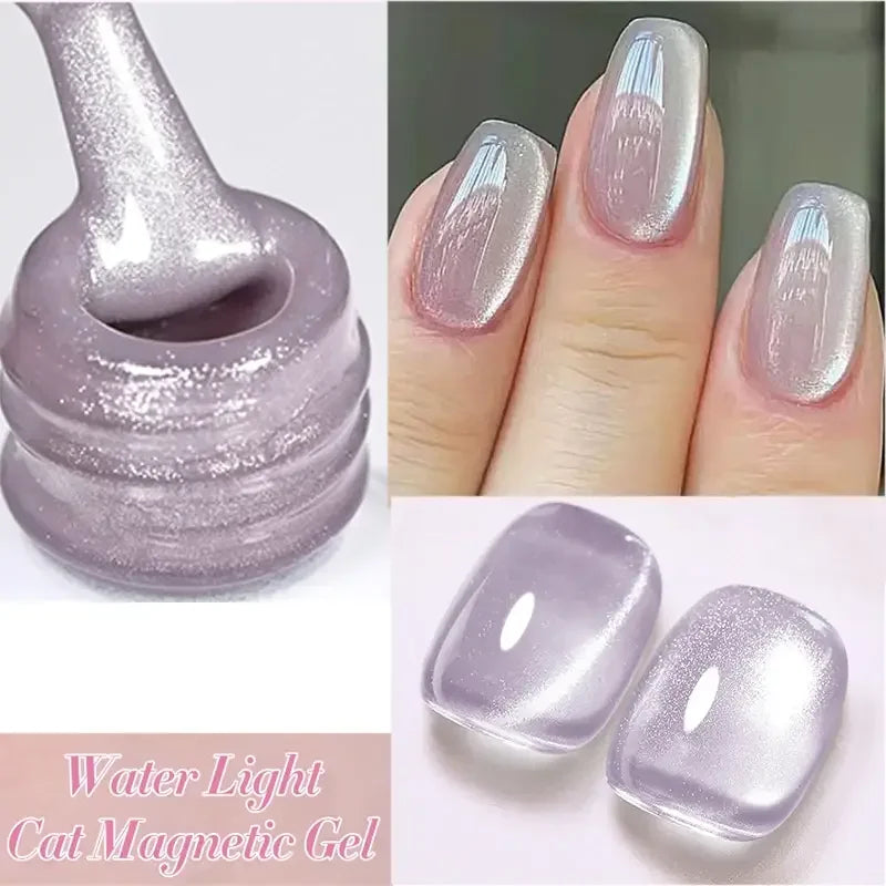 BORN PRETTY Cat Eye Gel Polish – Sparkling Magnetic UV Gel, Flash Effect Colors - All Things Beauty -