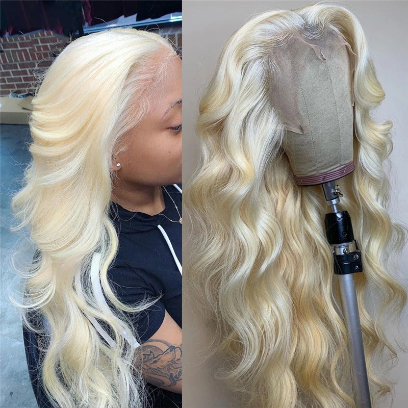 Front Lace Fashion Wavy Long Curly Hair Women's Wig - All Things Beauty -