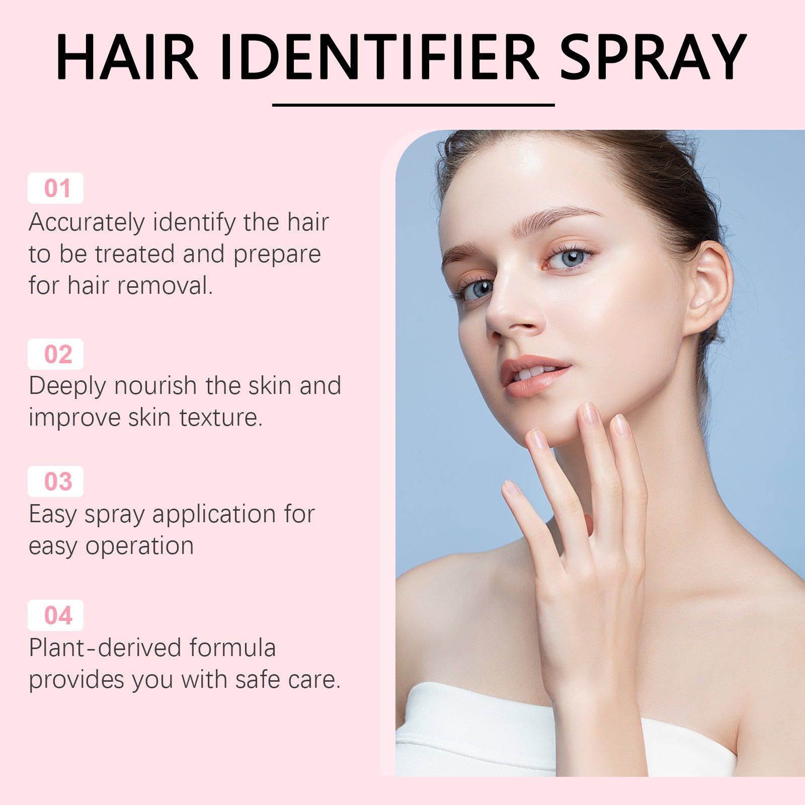 Hair Identifier Spray Set For Face Shaving Moisturizing Dermaplaner Spray For Face Shaving Skin Care - All Things Beauty -